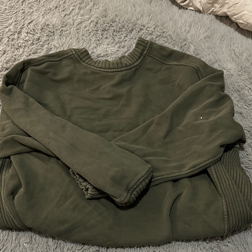 Olive Green Sweater Aerie